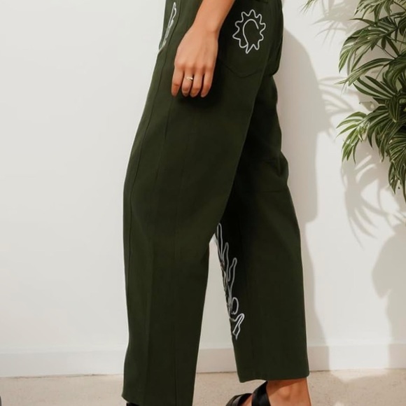 Embroidered barrel jeans - Picture 5 of 8